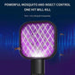 Electric Mini USB Mosquito Killer Racquet Lamp – Wireless Night Bulb & Effective Insect Catcher (Random Color)